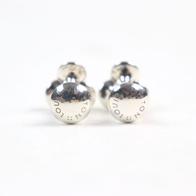Louis Vuitton Bouton De Manchettes Bouquet De Clou Sv925 Logo Engraved Cufflinks