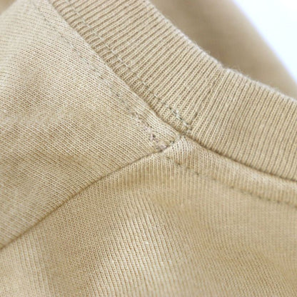  Gucci 771758 100% Cotton GG Logo Print Crew Neck Short Sleeve Brown XS Made