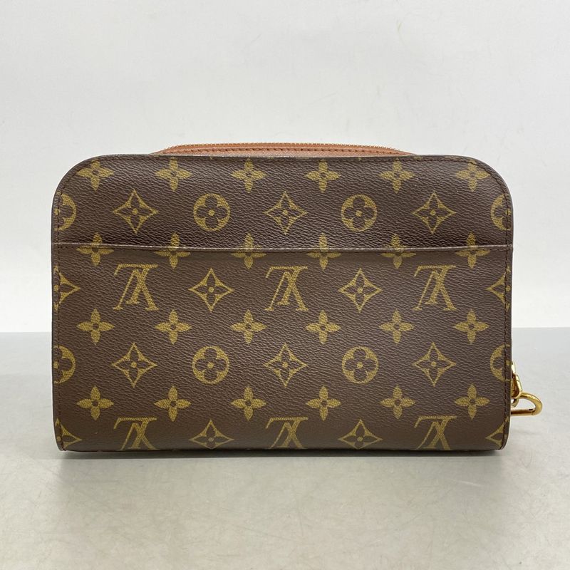 Louis Vuitton Clutch Bag Monogram Orsay M51790 Brown Men's