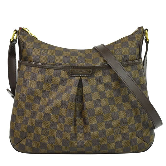 Authentic Louis Vuitton LV Bloomsbury PM Damier Ebène Shoulder Bag Pochette