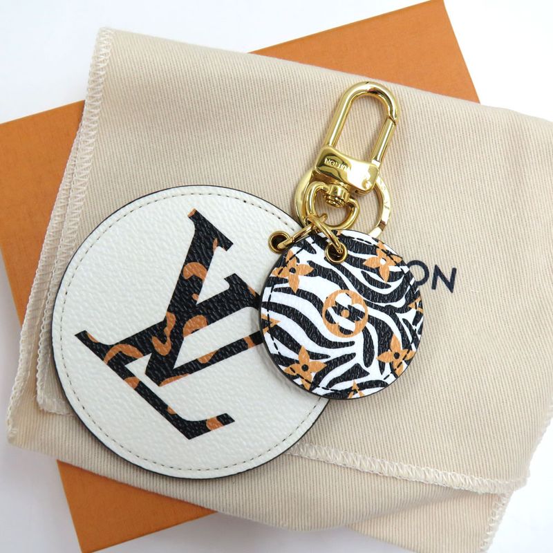 Louis Vuitton Porte Cles Ilustre M68470 Giant Monogram Jungle Black
