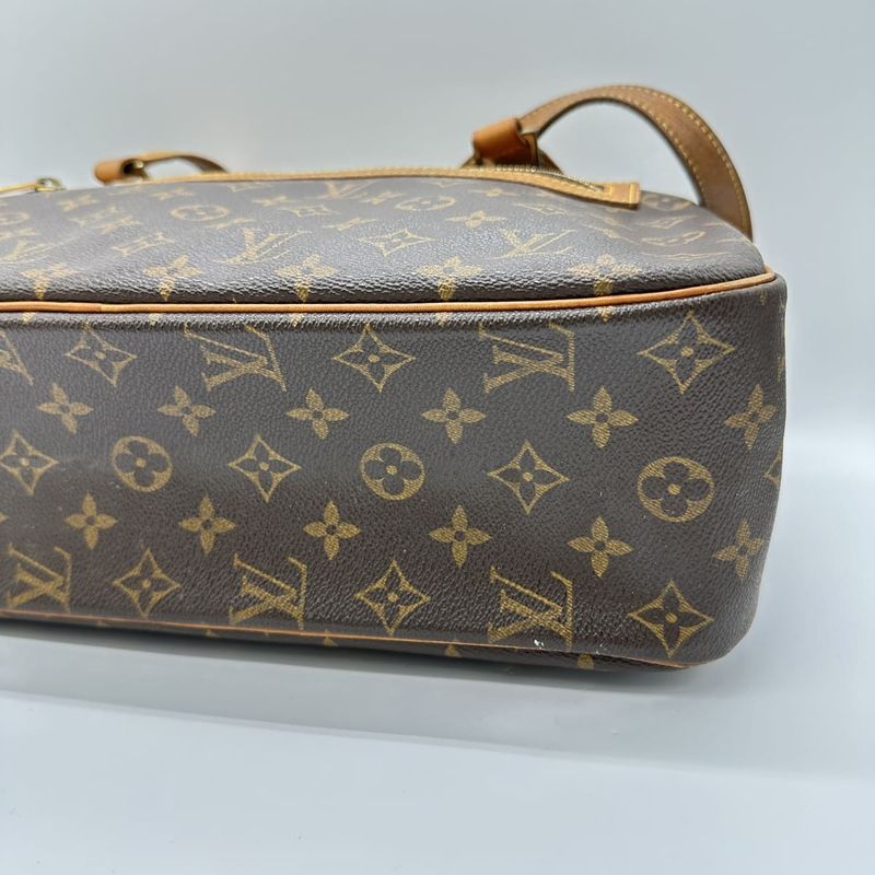 Louis Vuitton M51181 Cité GM Tote Bag Shoulder Bag Brown Monogram Leather