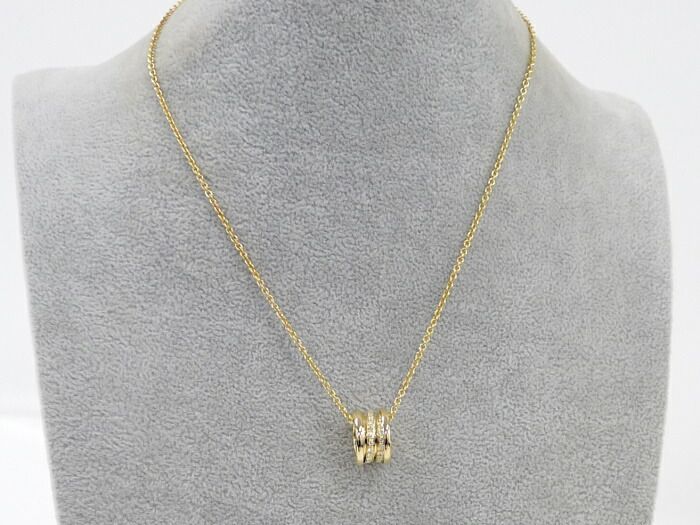 Bvlgari Bee Zero One Necklace 750yg 18K Yellow Gold Yellow Gold With Diamonds