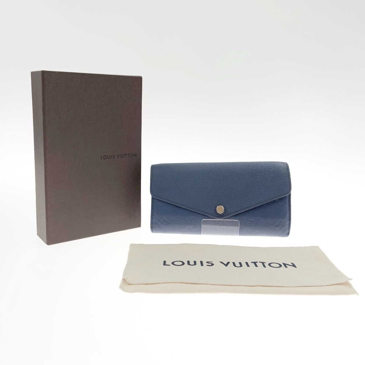 Louis Vuitton Monogram Empreinte Portefeuille Sarah Bifold Long Wallet M41859