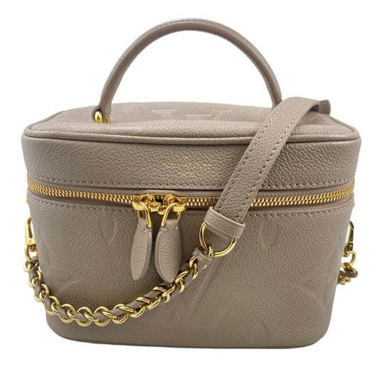 Louis Vuitton Handbag Shoulder Bag Vanity PM M45608 Monogram Empreinte Beige