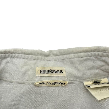 Hermes by Margiela Basic L S Linen Shirt Margiela Period Basic Long Sleeve