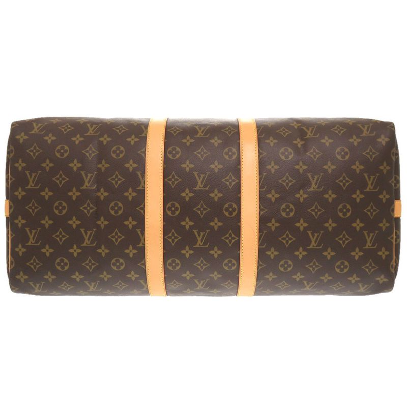 Louis Vuitton Keepall Bandoliere 55 Monogram M41414 Boston Bag LV 1242 Louis