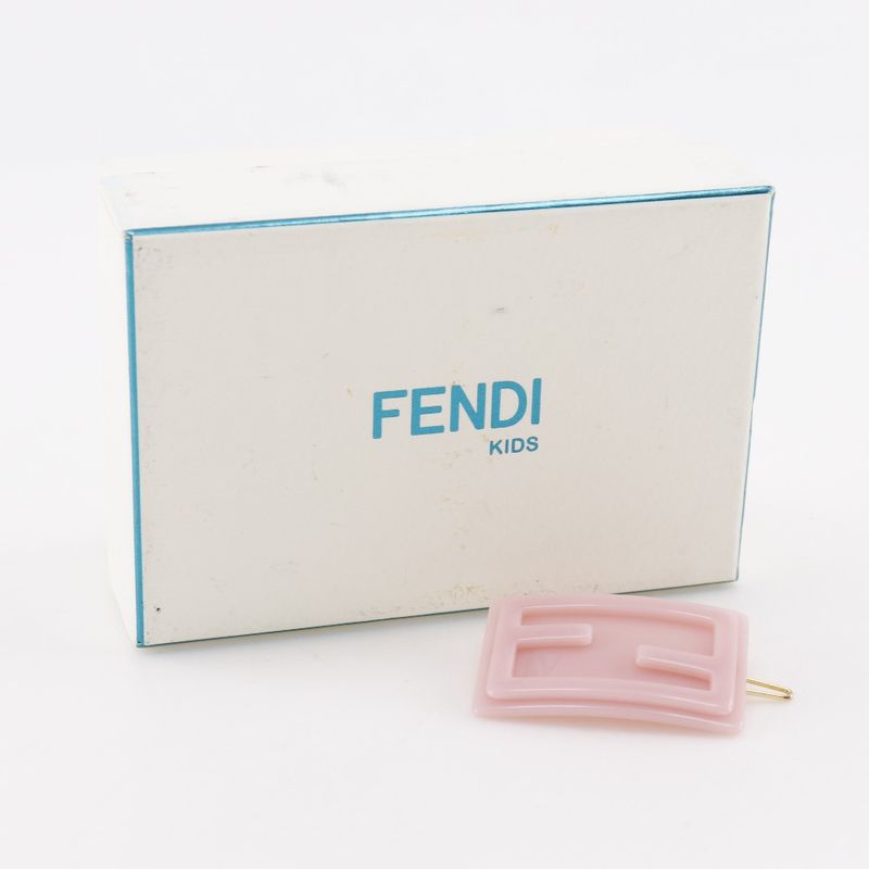 Fendi Hair Clip FF Fendi Kids Jfp403 AMRG Plastic Pink Women Other Accessories