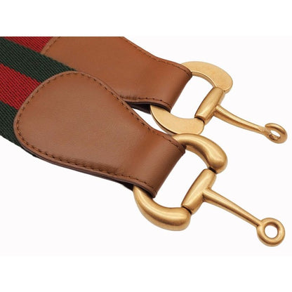 Gucci GG Canvas Jacket Web Stripe with Belt Women's Outerwear Leather Trim