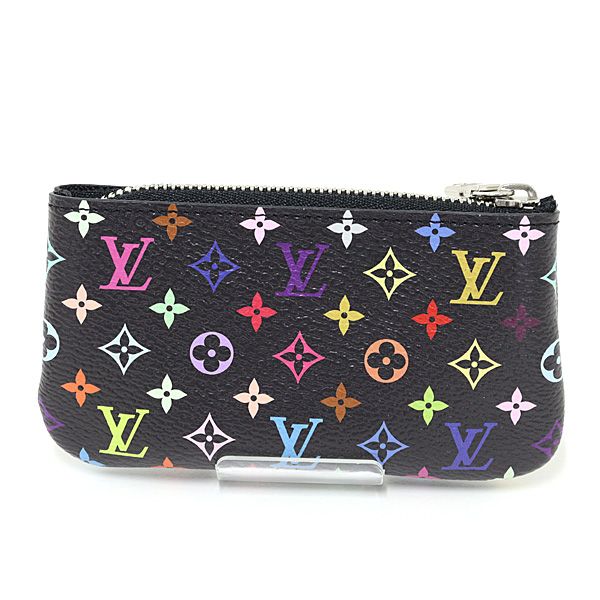 Louis Vuitton LV X TM Card Key Case Pochette/cles Monogram Multicolor Black