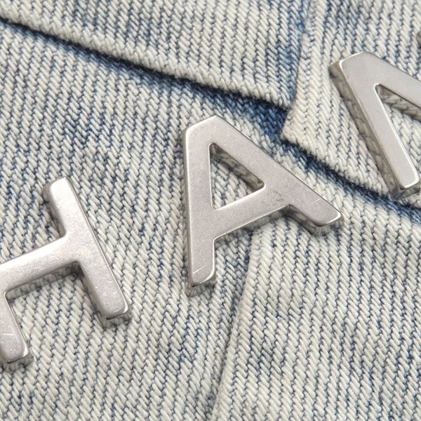 Chanel Backpack Daypack Chanel 22 Backpack Sac Denim Blue Matte Silver Hardware