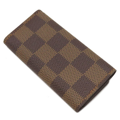 Louis Vuitton Key Case Multicles 4 Damier Canvas Damier Ebene Gold Hardware