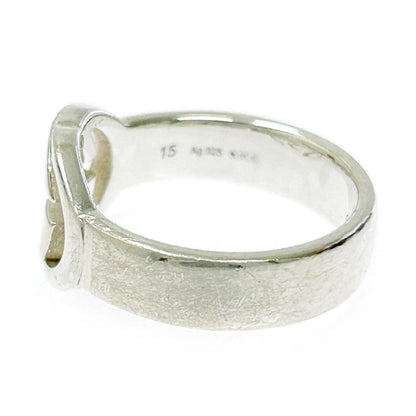 Gucci Silver Interlocking G Ring 5.4g 925 Engraved 304649 Ring with Box