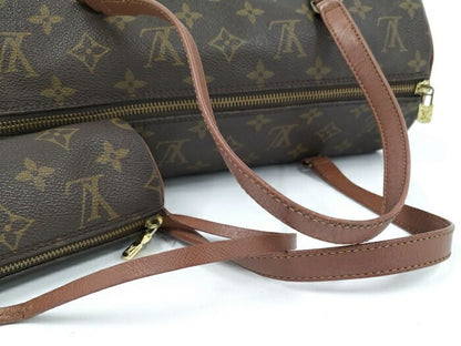 Louis Vuitton Papillon 30 Handbag Monogram Brown M51385