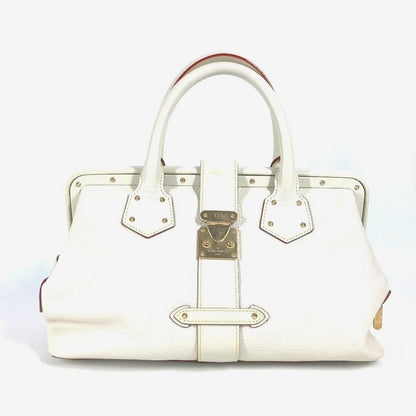 Louis Vuitton Handbag Angenieux PM M91811 Suhari Leather White