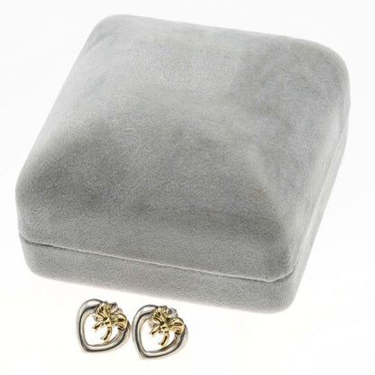 Tiffany & Co Tiffany & Co Heart With Bow Earrings 925 750 Approx 3.2g Combinatio