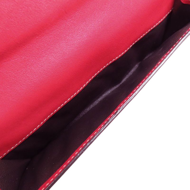 Gucci 153211 W-hook Wallet Long With Coin Purse Calf Women