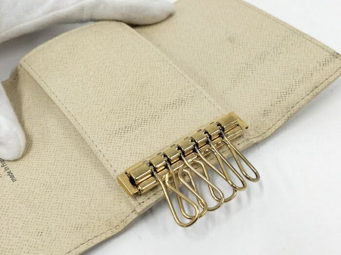 Louis Vuitton Multicles 6 6-ribbon Key Case Damier Azure N61745