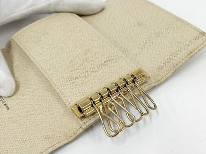 Louis Vuitton Multicles 6 6-ribbon Key Case Damier Azure N61745