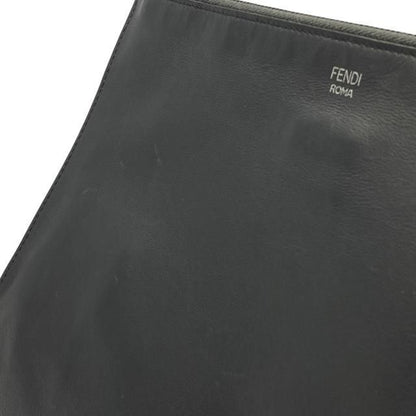 Fendi 7n0078 Monster Clutch Bag Second Bag Bugs Leather Studded Black
