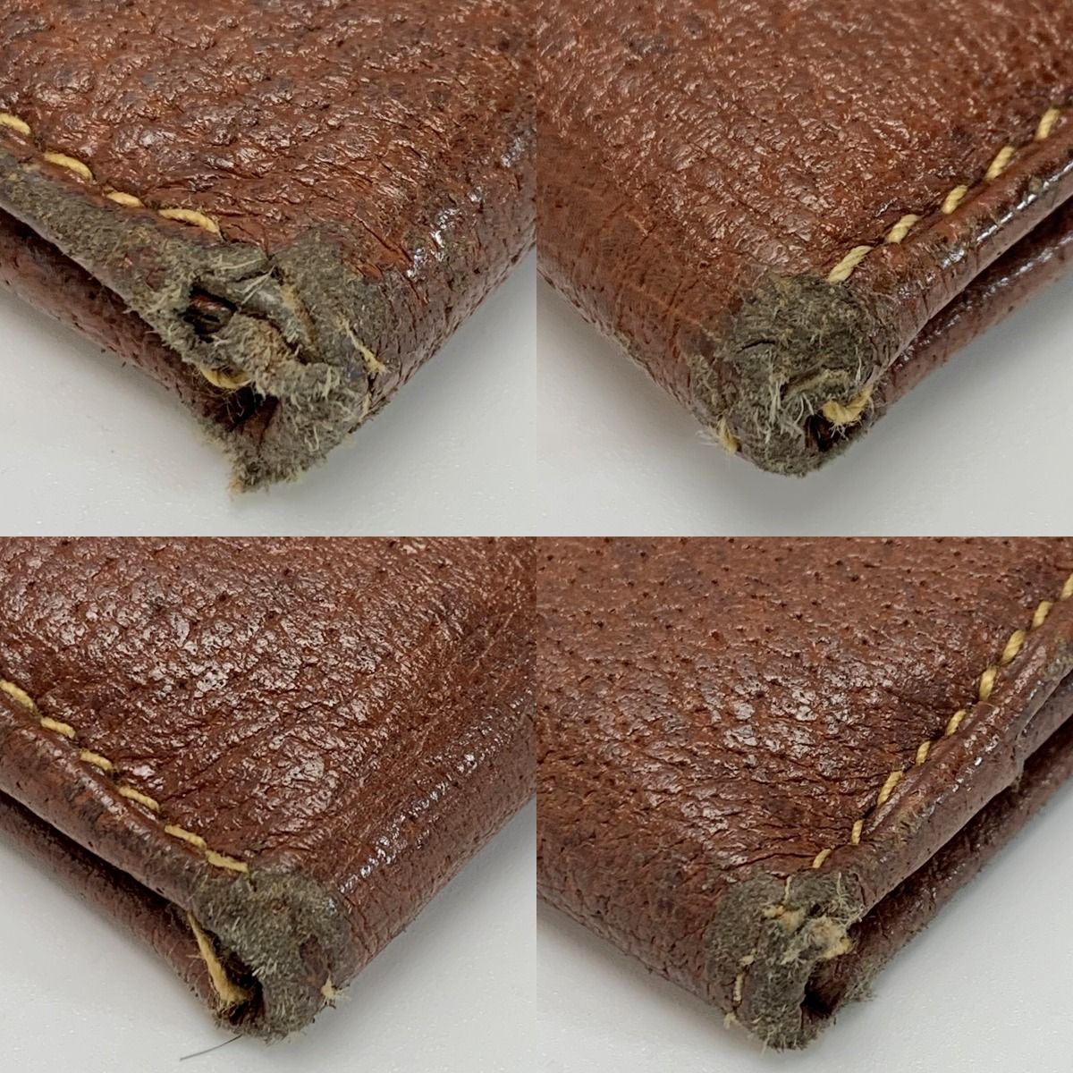 Gucci Interlocking G Pig Leather 035･381･0294 Brown Long Wallet Ladies