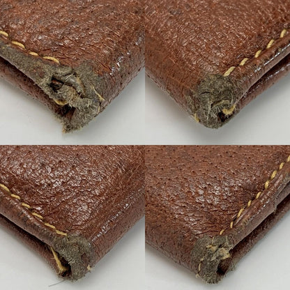 Gucci Interlocking G Pig Leather 035･381･0294 Brown Long Wallet Ladies