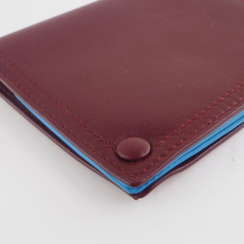 Bottega Veneta Bottega Veneta Leather Red Unisex Card Case