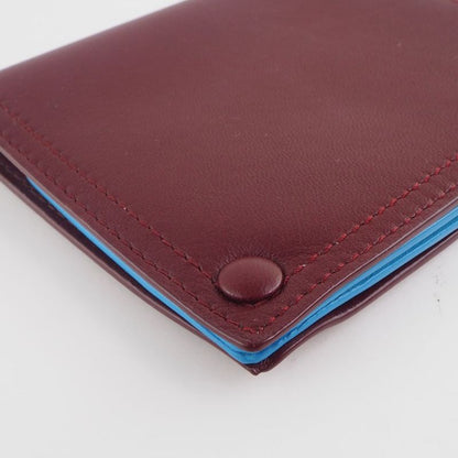 Bottega Veneta Bottega Veneta Leather Red Unisex Card Case