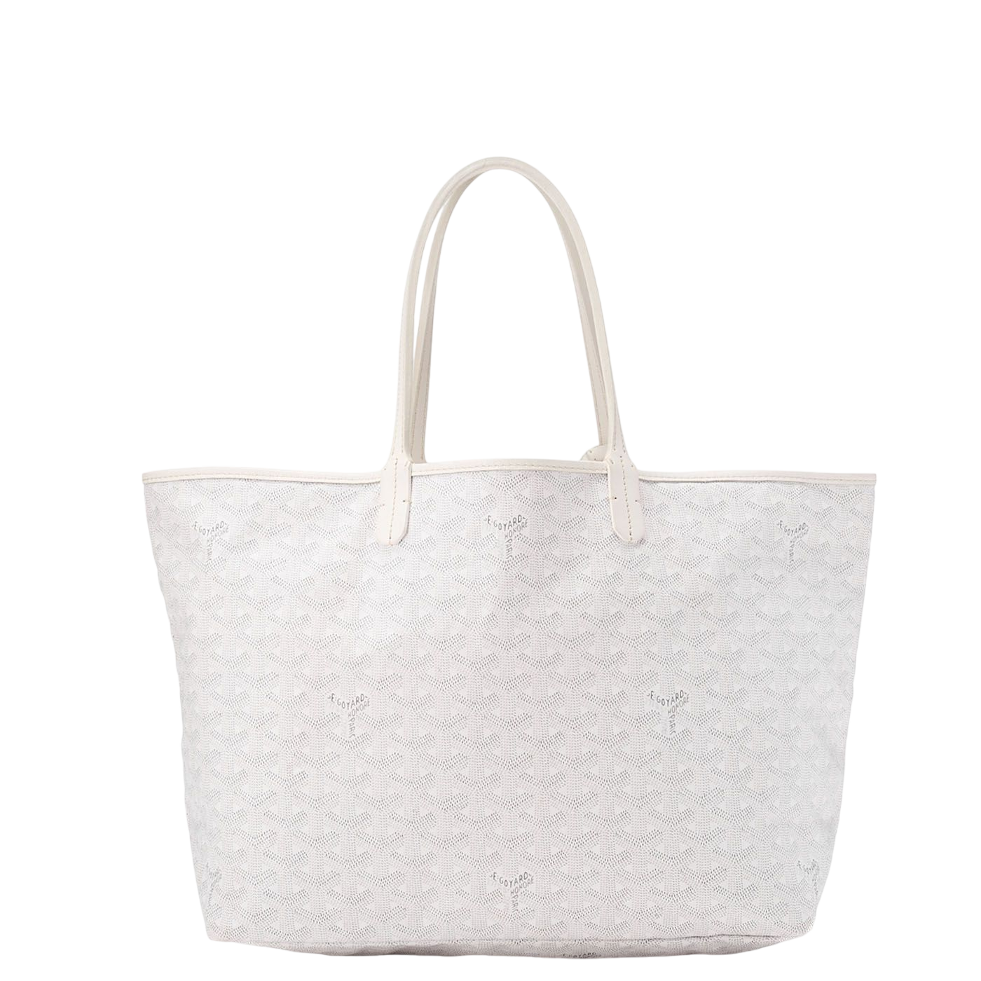 Goyard [goyard] Saint-louis PM Tote Bag Coated Canvas White With Silver