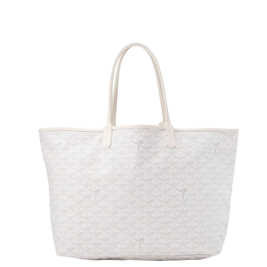 Goyard [goyard] Saint-louis PM Tote Bag Coated Canvas White With Silver