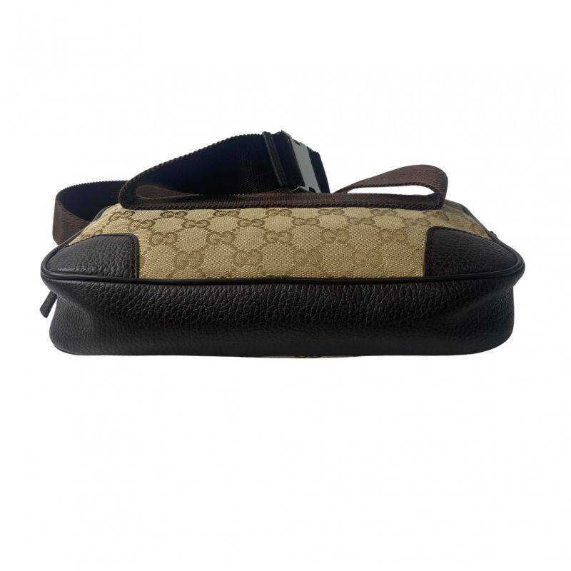 Gucci Men's Body Bag Waist Pouch GG Canvas