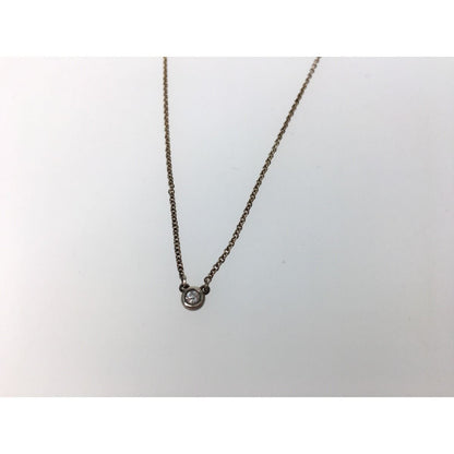 Tiffany & Co Tiffany Women's Necklace Visor Yard Silver 925 40cm (15.75in)