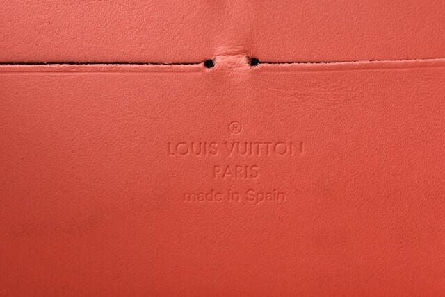 Louis Vuitton Preowned Wallet Louis Vuitton Round Zipper Vernis Rose Rich M93202