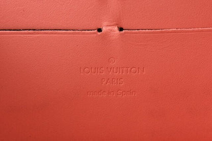 Louis Vuitton Preowned Wallet Louis Vuitton Round Zipper Vernis Rose Rich M93202