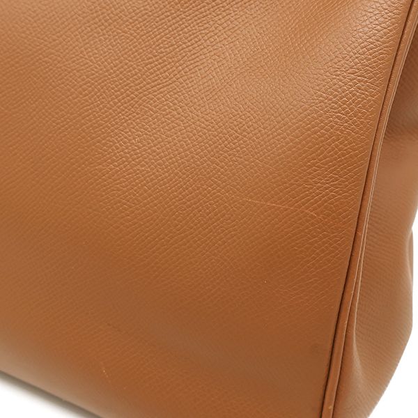 Hermes Handbag Birkin 35 Courchevel Gold Hardware Brown C Engraved [storage Bag