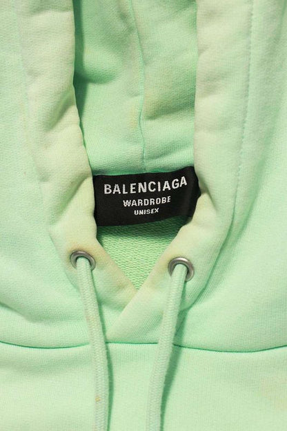 Balenciaga 600583 Tlvb8 Back Logo Embroidery Pullover Hoodie Men's S