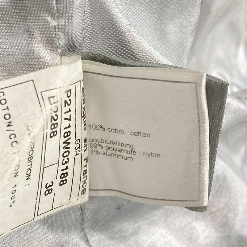 Chanel Blouson Size 38 M Womens P21718 Black Long Sleeves / Autumn / Winter /