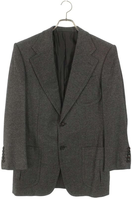 Gucci 113595z9158 Cashmere 2B Jacket Men's 46