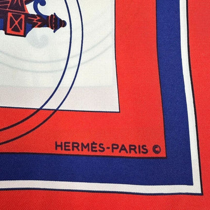 Hermes Scarf Carre 90 Exlibris Scarf Hermes Red