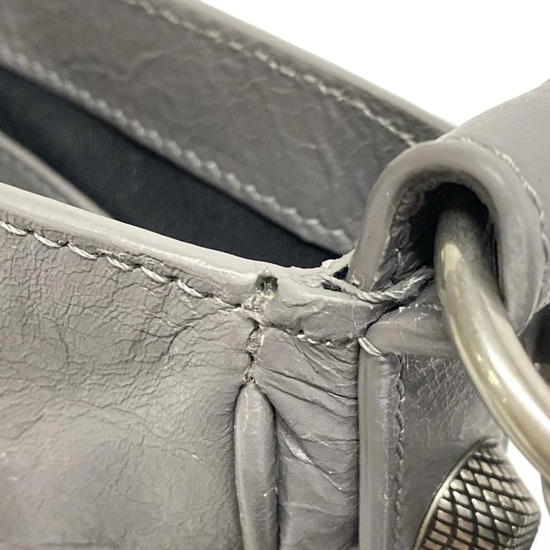Balenciaga Shoulder Bag Lucagore XS 719082 Dark Grey Leather