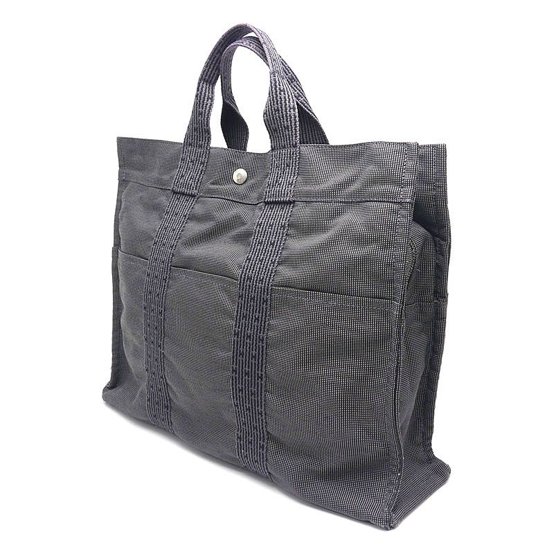 Hermes Her Line Tote MM Canvas Handbag A4