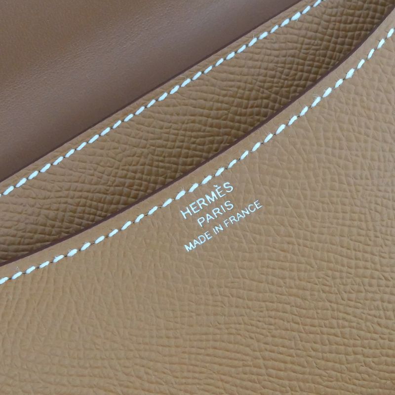 Hermes Constance Mini Miroire Gold K Engraved Epson Shoulder Bag Brown