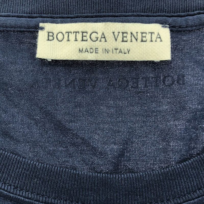 Bottega Veneta Cotton Crew Neck Pocket T-Shirt 595835 Vkab0 Blue 44