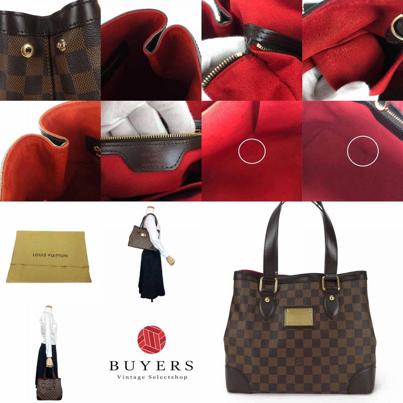 Louis Vuitton Tote Bag Hampstead PM N51205 Damier Canvas Brown - Shoulder Women