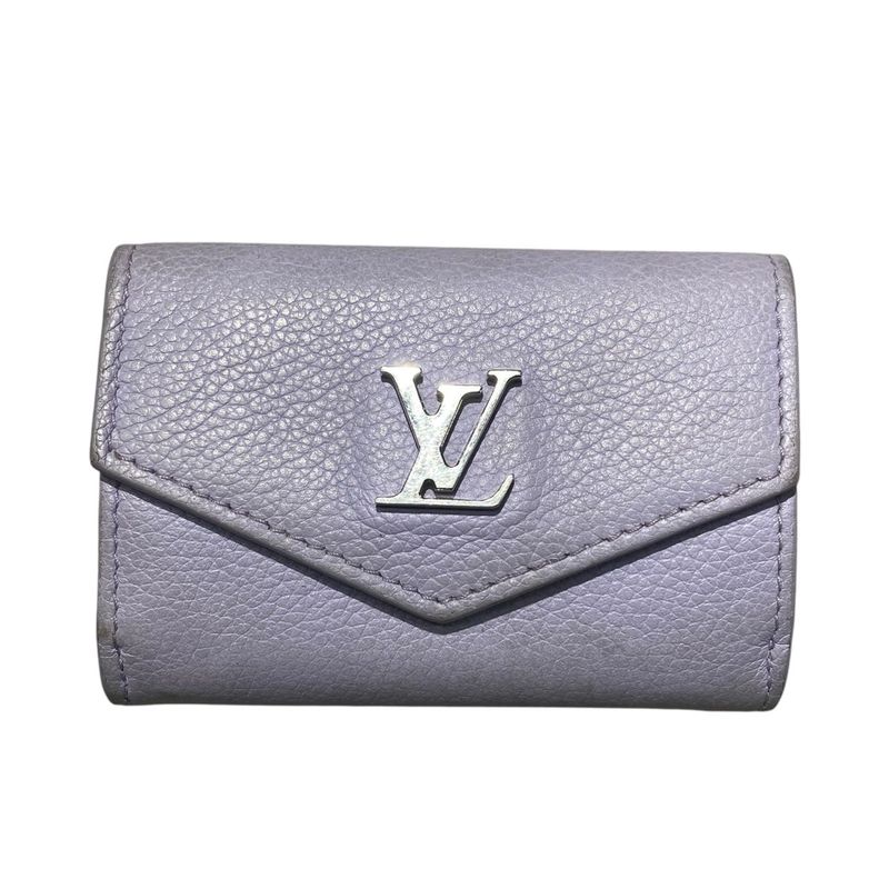 Em07001 Louis Vuitton Wallet Trifold Wallet M81887 Portefeuille Lock Mini Purple