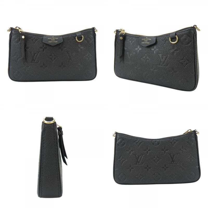 Extreme Louis Vuitton Shoulder Bag Easy Pouch M80349 Monogram Empreinte Noir