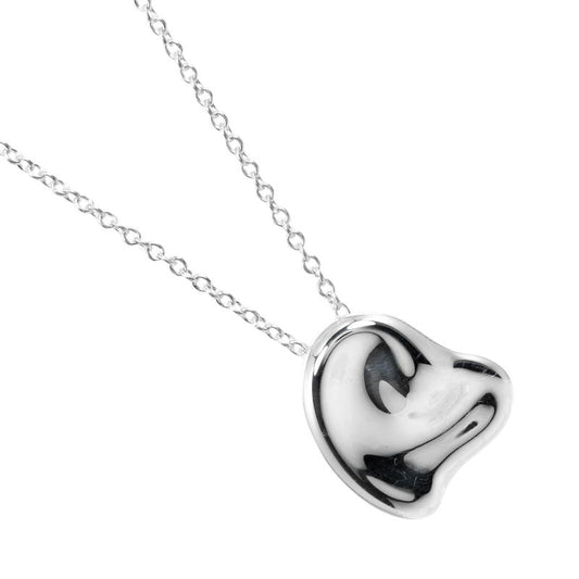 Tiffany & Co Full Heart 925 Silver Ladies 4.6g Necklace