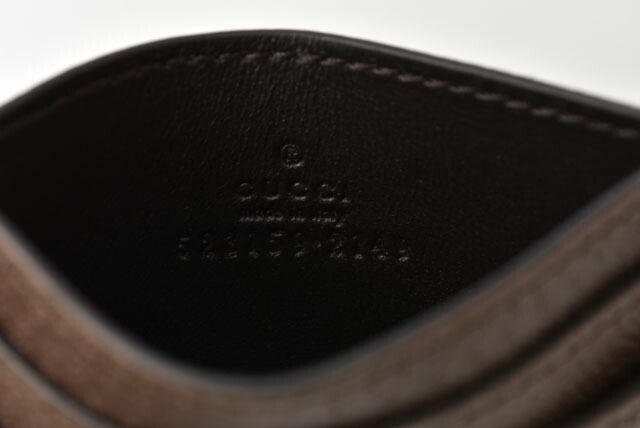 Gucci Card Case Business Card Holder Gucci Beige Brown 5523159 96iwg 8745