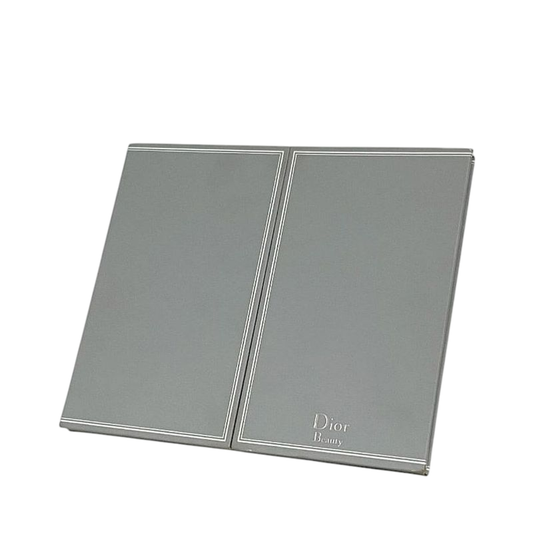 Dior Mirror Gray Beauty Excellent Condition Tabletop Synthetic Leather Preowned