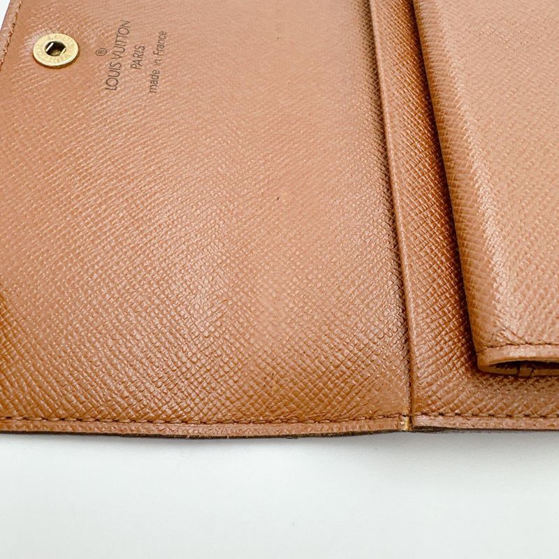 Louis Vuitton M61202 Monogram Trifold Wallet Porte Trousseau Etui Trifold